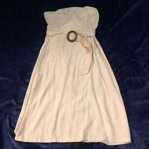 NWT Forever 21 Strapless Linen dress